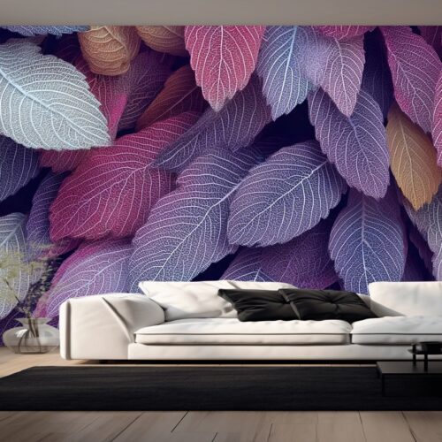 Fotobehangwinkel.nl Whispering Pastel Leaves Harmony