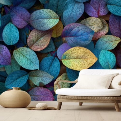 Vibrant Kaleidoscope Leaf Canvas 9 Fotobehangwinkel.nl Vibrant Kaleidoscope Leaf Canvas