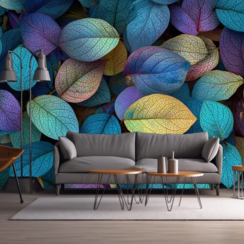 Vibrant Kaleidoscope Leaf Canvas 6 Fotobehangwinkel.nl Vibrant Kaleidoscope Leaf Canvas