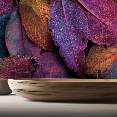 Fotobehangwinkel.nl Vibrant Leaf Symphony