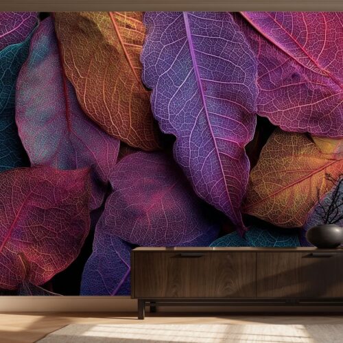 Fotobehangwinkel.nl Vibrant Leaf Symphony