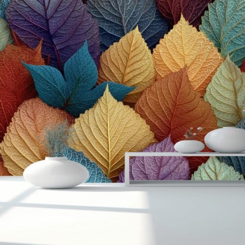 Autumn's Vibrant Leaf Symphony