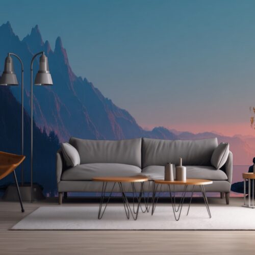 Serenity at Sunset Reflection Wallpaper 6 Fotobehangwinkel.nl Serenity at Sunset Reflection Wallpaper