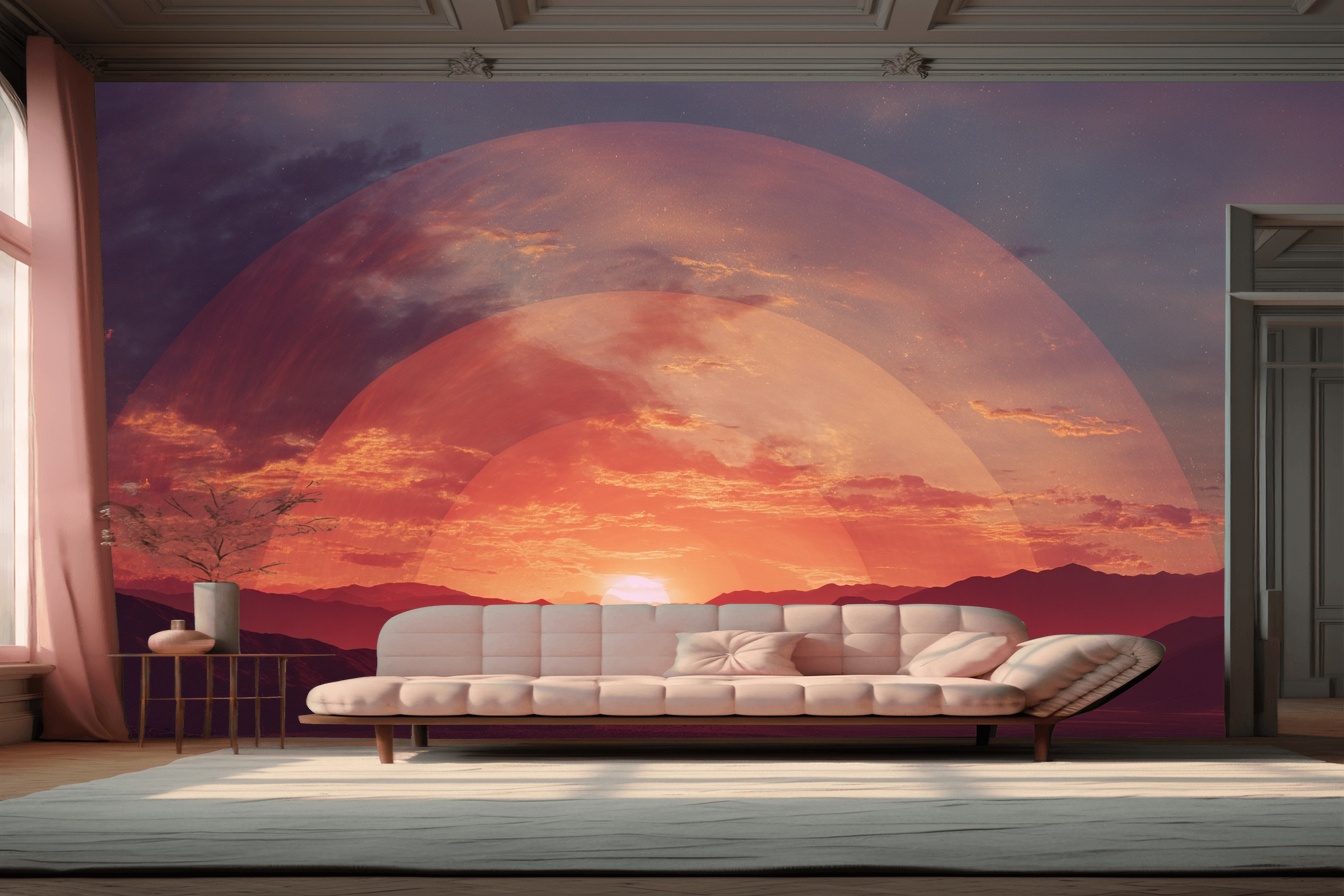 Ethereal Sunset Symphony Wallpaper 2 Ethereal Sunset Symphony Wallpaper - Afbeelding 2
