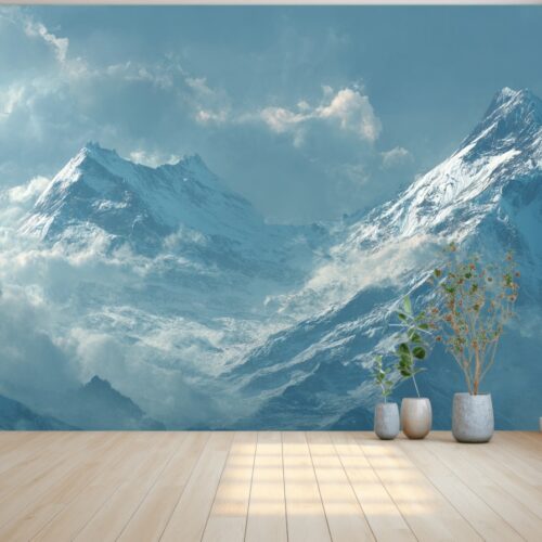 Fotobehangwinkel.nl Majestic Peaks of Serenity Wallpaper