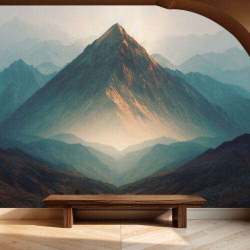 Mystic Mountain Dawn Mural