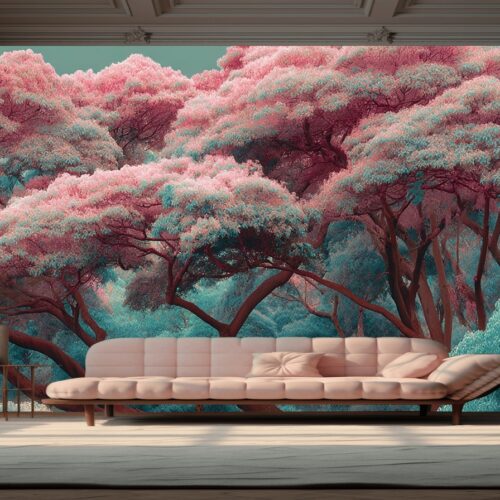 Enchanted Dreamland Forest Mural