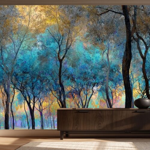 Mystical Forest Symphony Wallpaper