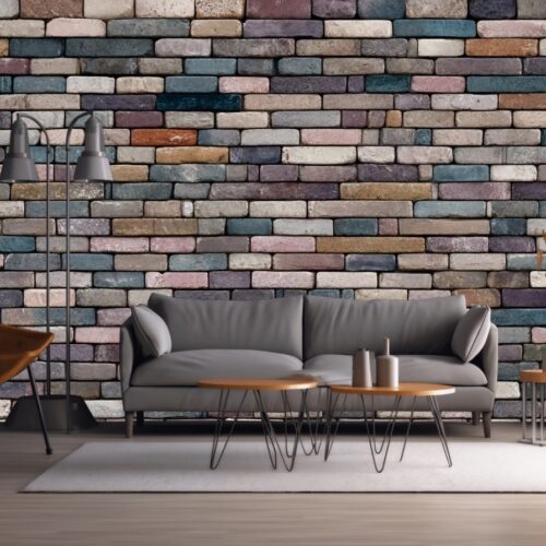 Rustic Brick Harmony Wallpaper 7 Fotobehangwinkel.nl Rustic Brick Harmony Wallpaper