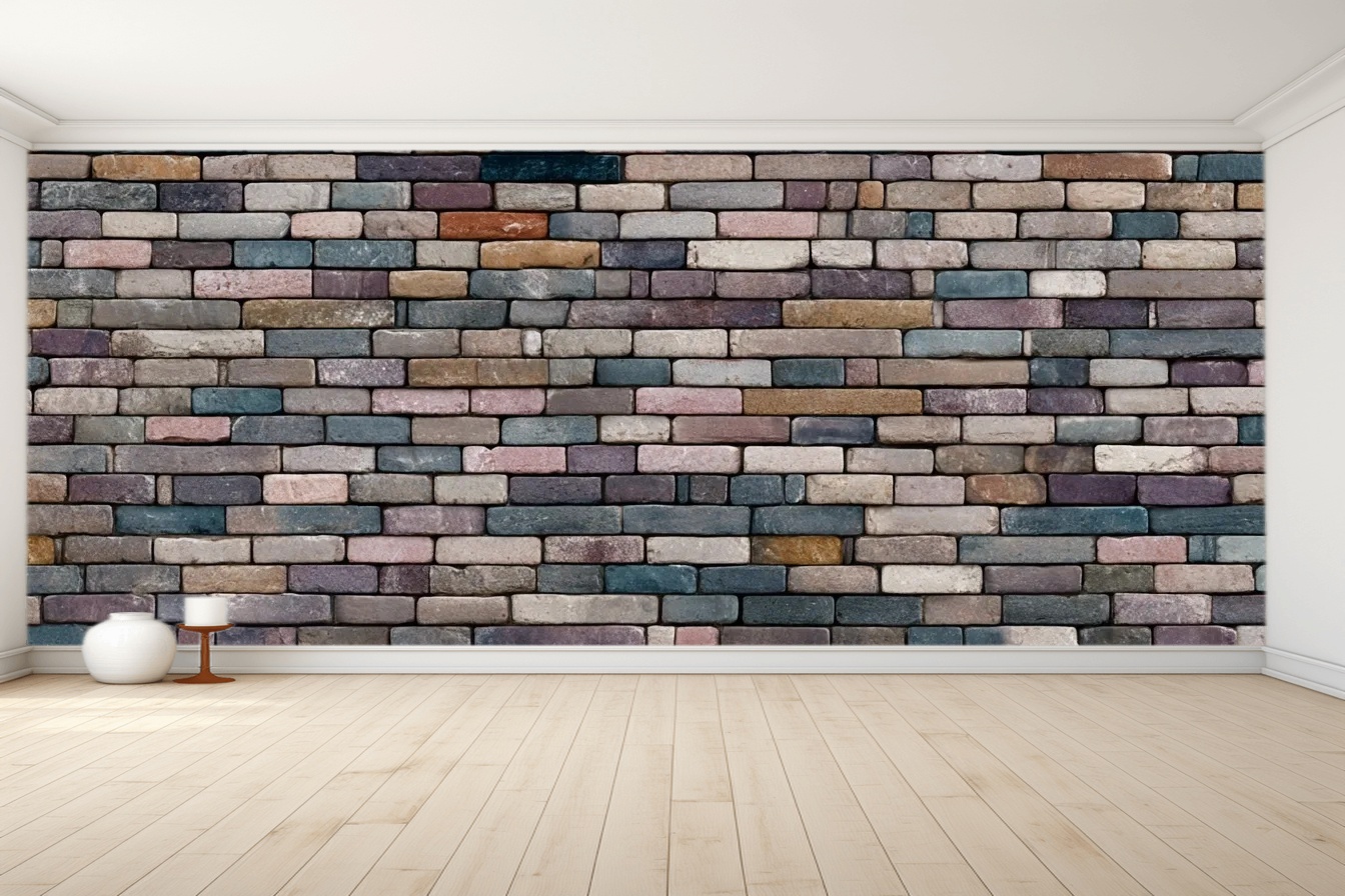 Rustic Brick Harmony Wallpaper 4 Rustic Brick Harmony Wallpaper - Afbeelding 4