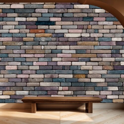 Rustic Brick Harmony Wallpaper 9 Fotobehangwinkel.nl Rustic Brick Harmony Wallpaper