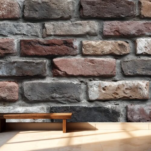 Rustic Brick Charm Wallpaper 6 Fotobehangwinkel.nl Rustic Brick Charm Wallpaper