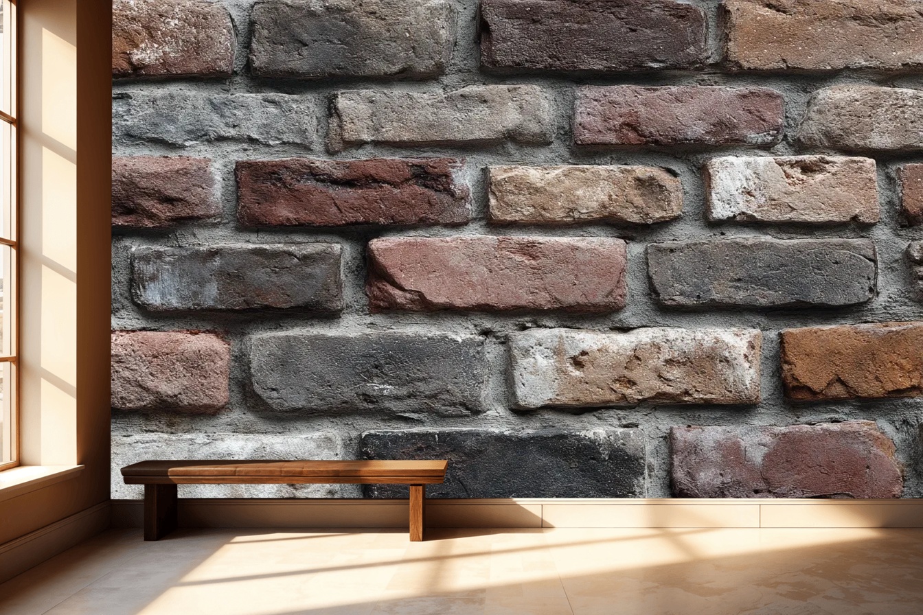 Rustic Brick Charm Wallpaper 2 Rustic Brick Charm Wallpaper - Afbeelding 2