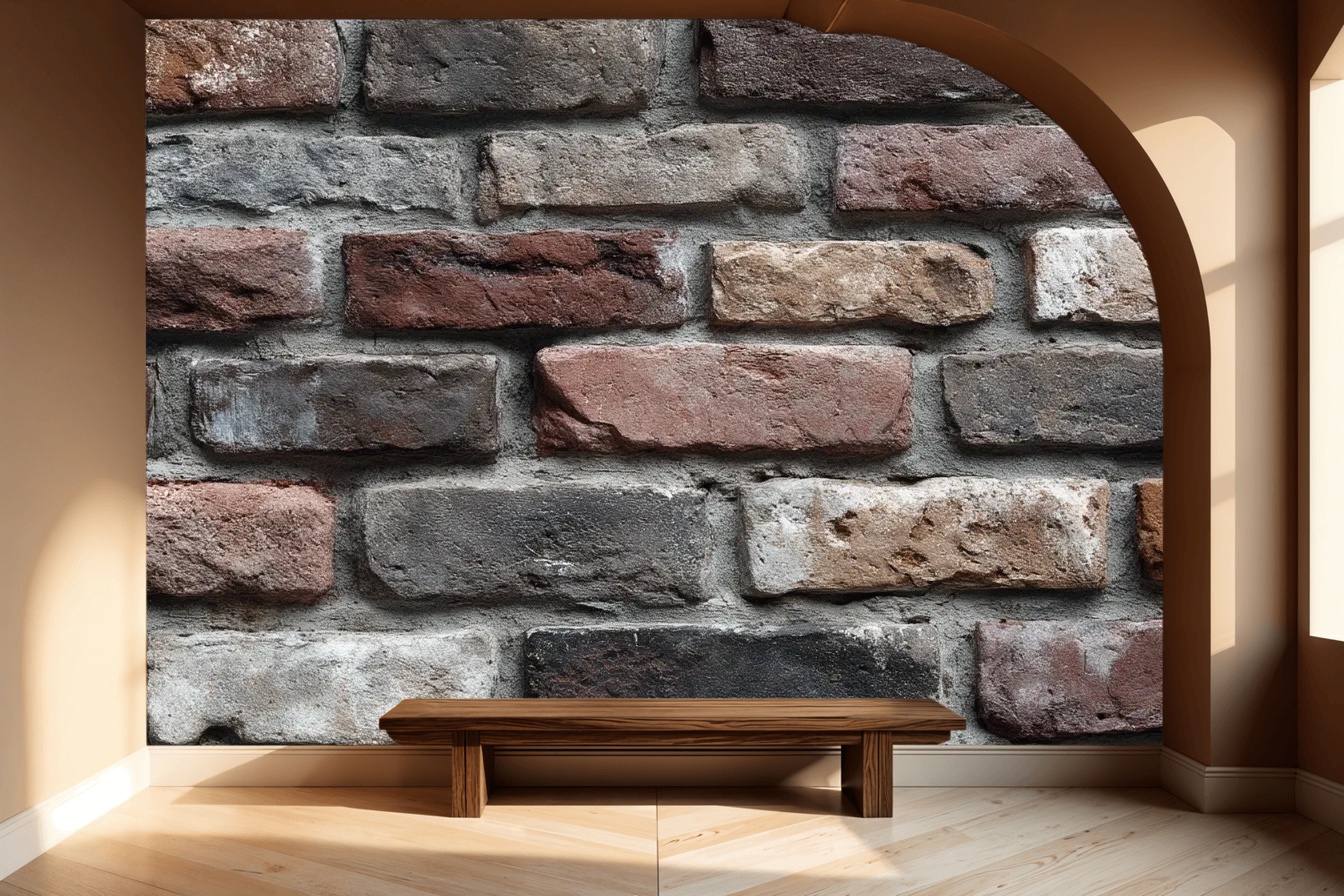 Rustic Brick Charm Wallpaper 5 Rustic Brick Charm Wallpaper - Afbeelding 5