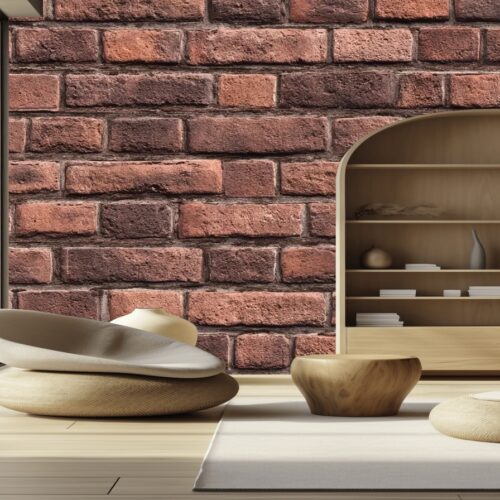 Fotobehangwinkel.nl Rustic Brick Wall Charm