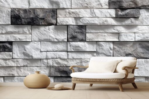 Rustic Stone Texture Wallpaper