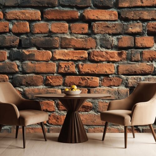 Fotobehangwinkel.nl Vintage Industrial Brick Wall Mural