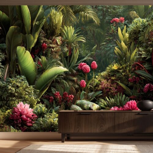 Enchanted Jungle Blossoms 9 Fotobehangwinkel.nl Enchanted Jungle Blossoms