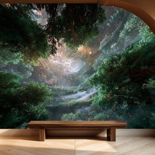 Fotobehangwinkel.nl Celestial Forest Dreamscape Wallpaper