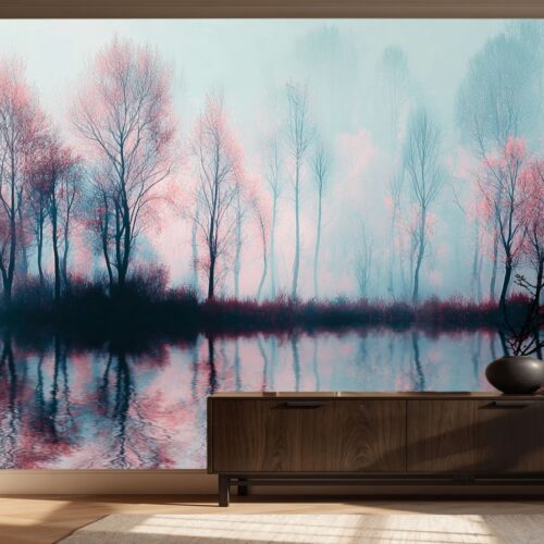 Fotobehangwinkel.nl Ethereal Misty Morning Reflections