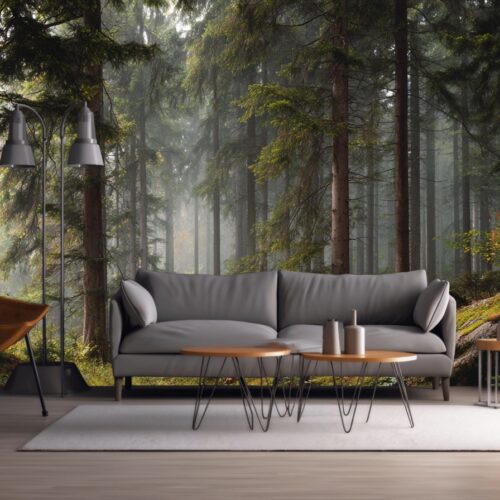 Fotobehangwinkel.nl Enchanted Forest Mist Mural