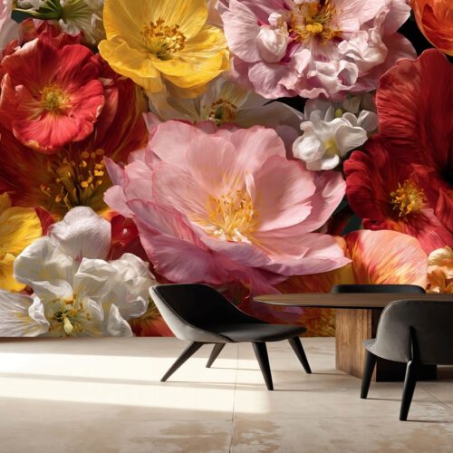 Fotobehangwinkel.nl Vibrant Petals Symphony