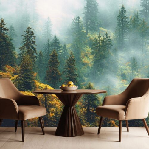 Fotobehangwinkel.nl Whispering Forest Morning Mist