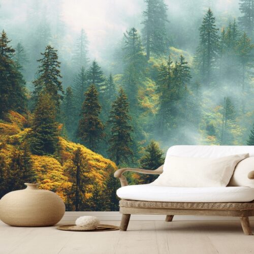 Fotobehangwinkel.nl Whispering Forest Morning Mist