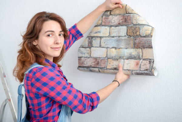 Fotobehang Aanbrengen