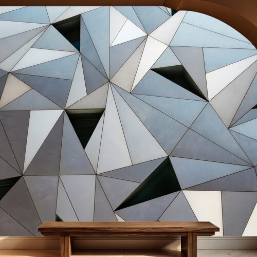 Fotobehangwinkel.nl Fotobehang Prisma Kunstwerk Vormenbehang