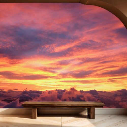 Fotobehangwinkel.nl Fotobehang Hemelse Dagdroom Zonsondergang Behang