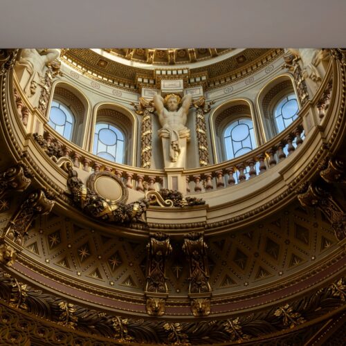 Fotobehang Betoverende Barok Hemelglans