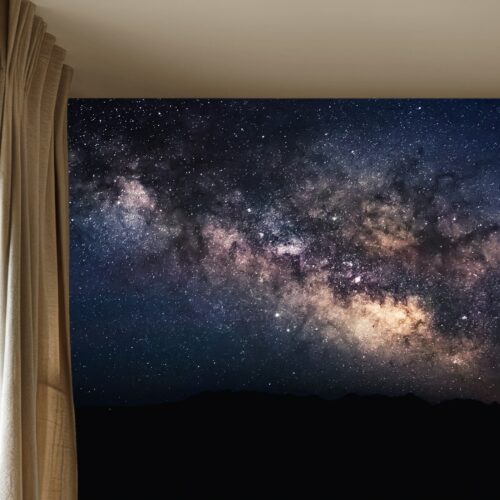 Fotobehang Hemelse Sterrennacht Wanddecoratie