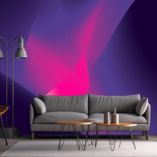 Fotobehangwinkel.nl Fotobehang Mystieke Lichtdans In Kleurrijke Schatten