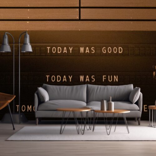 Fotobehang Inspirerend Dagboek voor de Muur