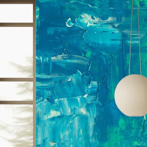 Fotobehang Ongrijpbare Oceaan Abstract