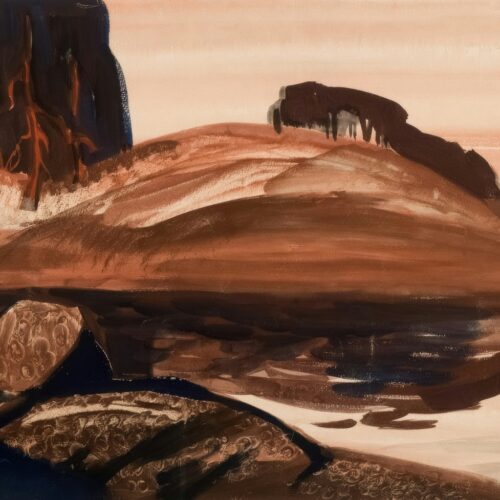 Fotobehangwinkel.nl Fotobehang Mystieke Landschapstinten In Aardekleuren