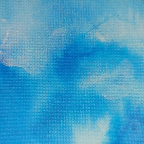 Fotobehangwinkel.nl Fotobehang Hemelse Blauw Waterverf Muurschildering