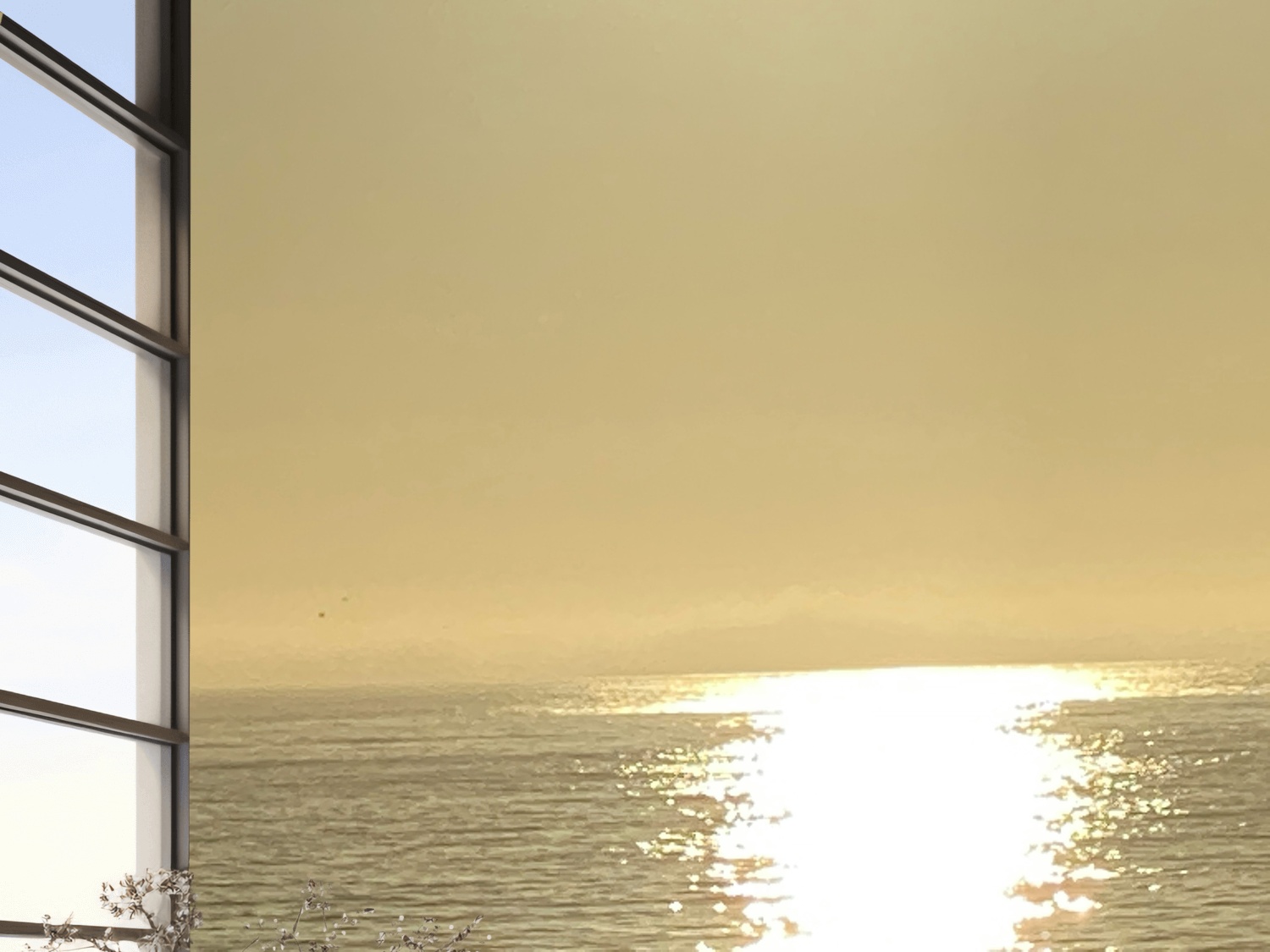 Fotobehang Zonnige Oceaanvergezichten op Behang 1 Fotobehang Zonnige Oceaanvergezichten op Behang