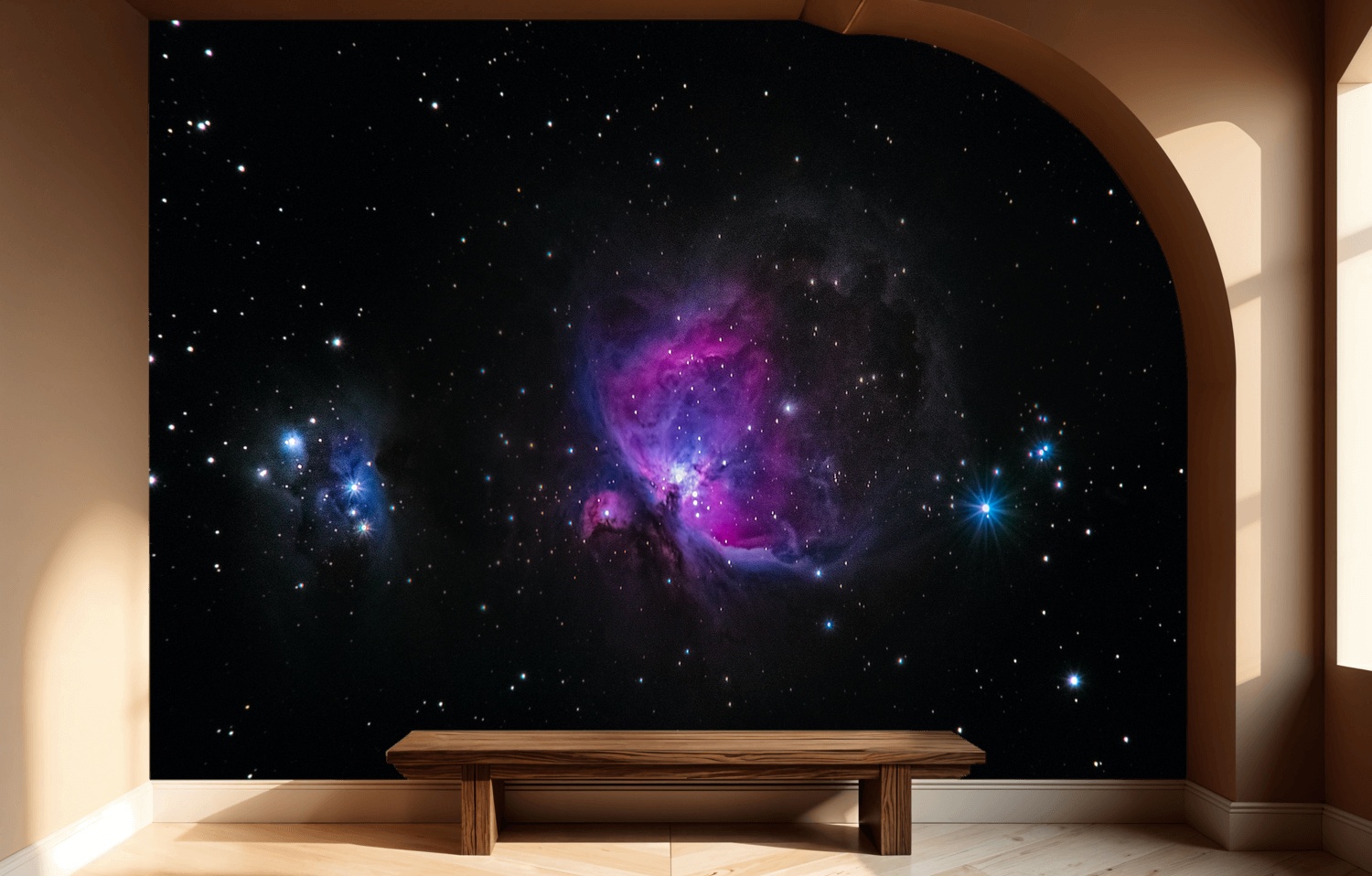 Fotobehang Kosmische Droom: De Magische Nevel 2 Fotobehang Kosmische Droom: De Magische Nevel - Afbeelding 2