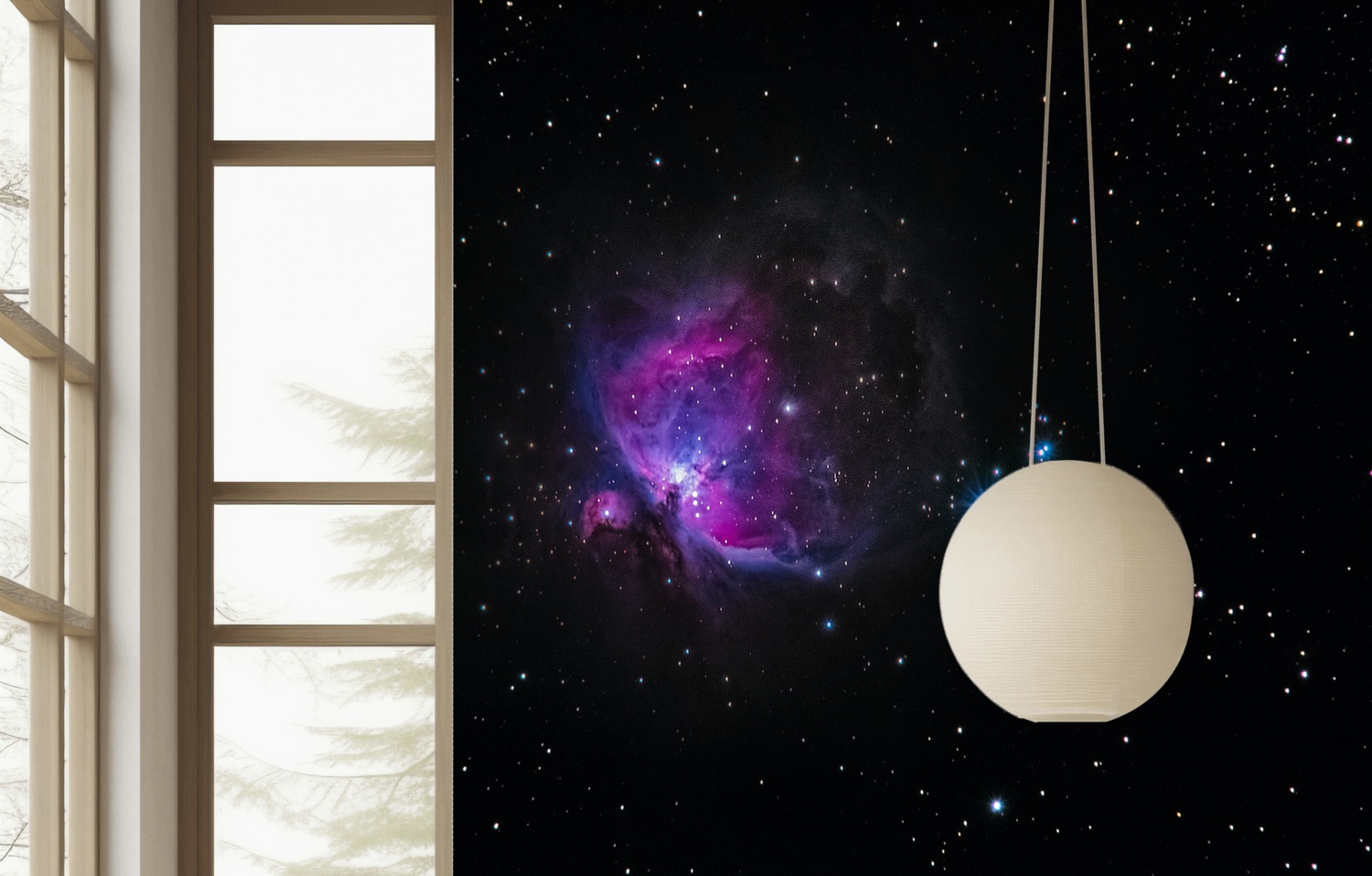 Fotobehang Kosmische Droom: De Magische Nevel 3 Fotobehang Kosmische Droom: De Magische Nevel - Afbeelding 3