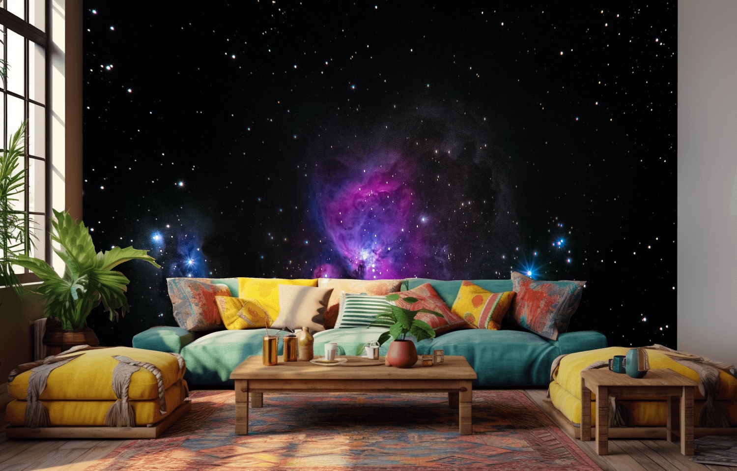 Fotobehang Kosmische Droom: De Magische Nevel 5 Fotobehang Kosmische Droom: De Magische Nevel - Afbeelding 5