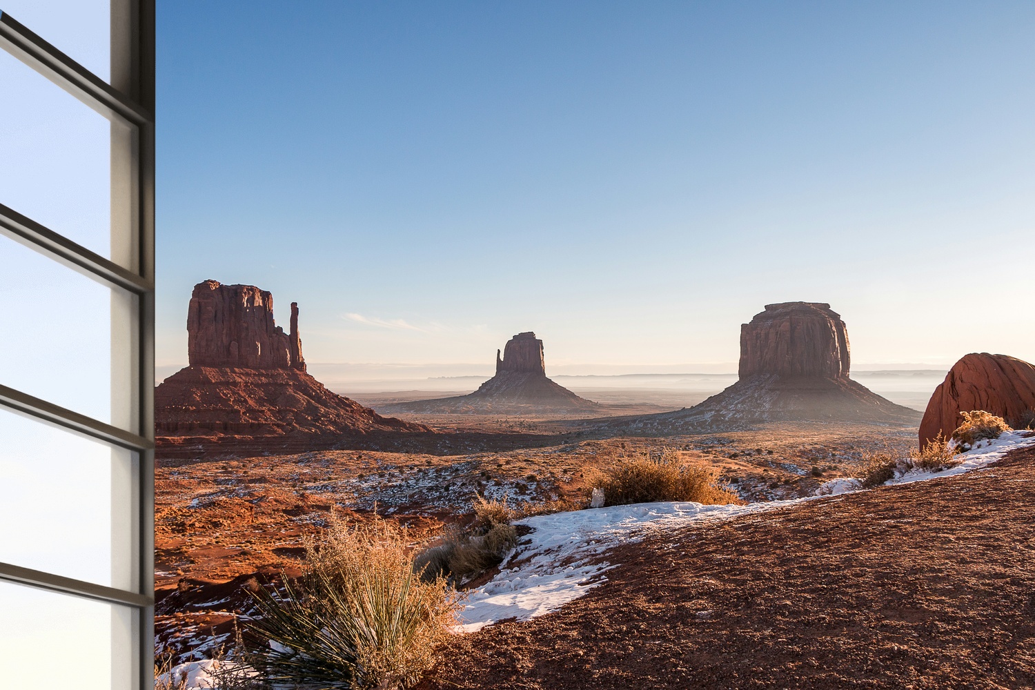 Fotobehang Rustieke Schoonheid van Monument Valley 4 Fotobehang Rustieke Schoonheid van Monument Valley - Afbeelding 4